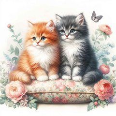 Листівка "Кошенята " (26-5)