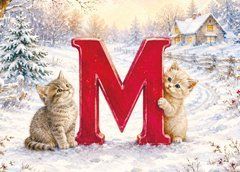 "Ukrainian Alphabet &ndash; M" Postcard